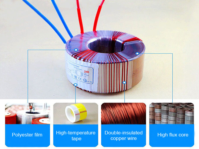 Voltage converter internal components